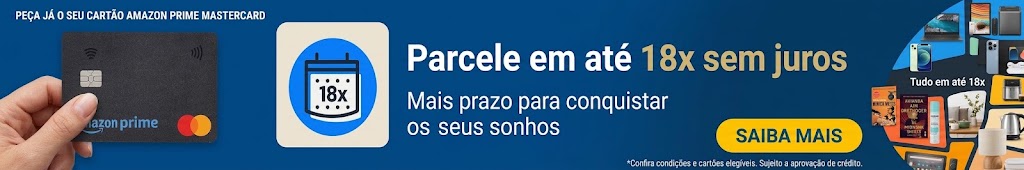 Conheça o cartão Amazon — consulte as condições e elegibilidade no site parceiro
