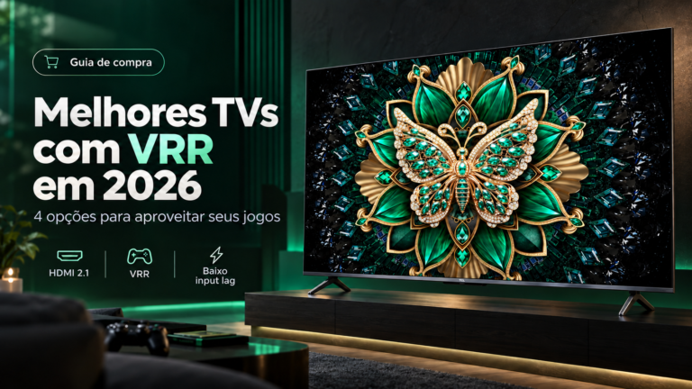 Melhores TVs com VRR em 2026: 4 opções para aproveitar seus jogos